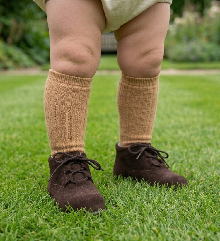 brown suede shoes