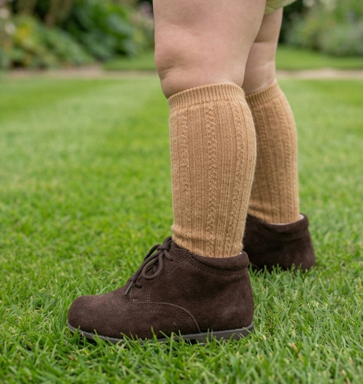 brown suede shoes