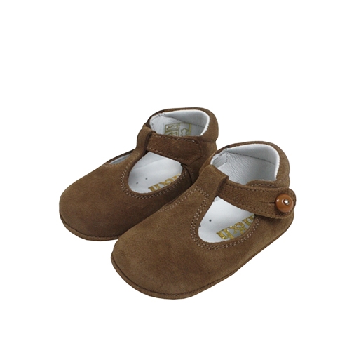 pram shoes brown