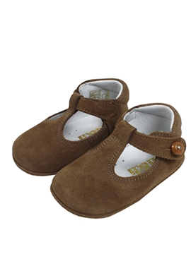 pram shoes brown