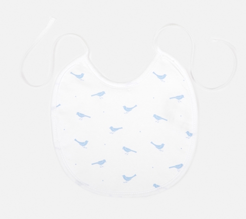 blue birds bib