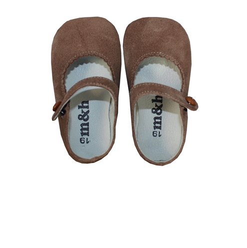 pram shoes sand suede