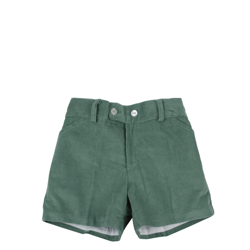 Bermuda niño de pana verde 
