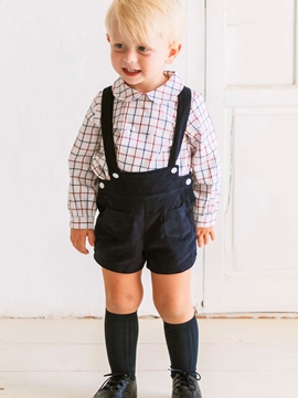 boy bermuda corduroy navy blue