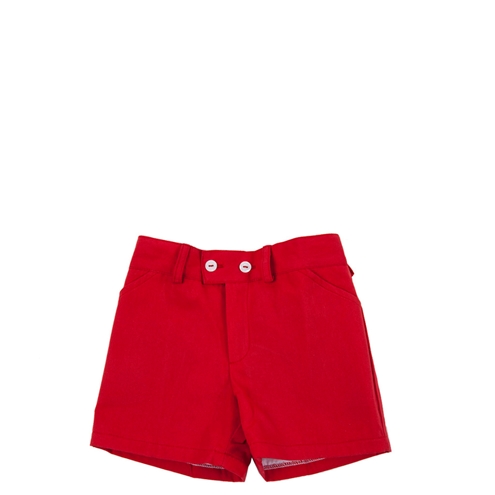 Red toddler boy short