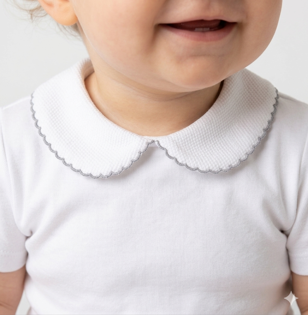 body corto algodon gris