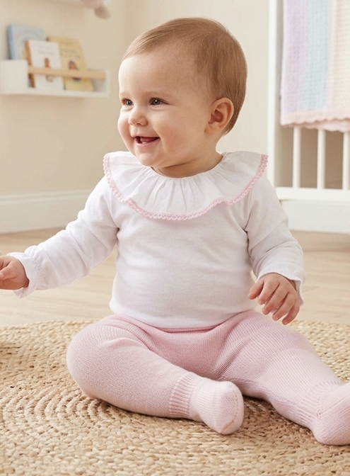 body largo puntilla rosa
