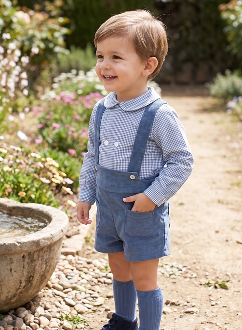 boy shirt plaid blue