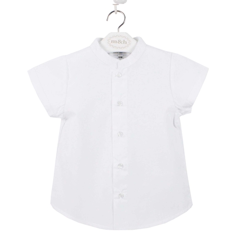 Mao toddler short white