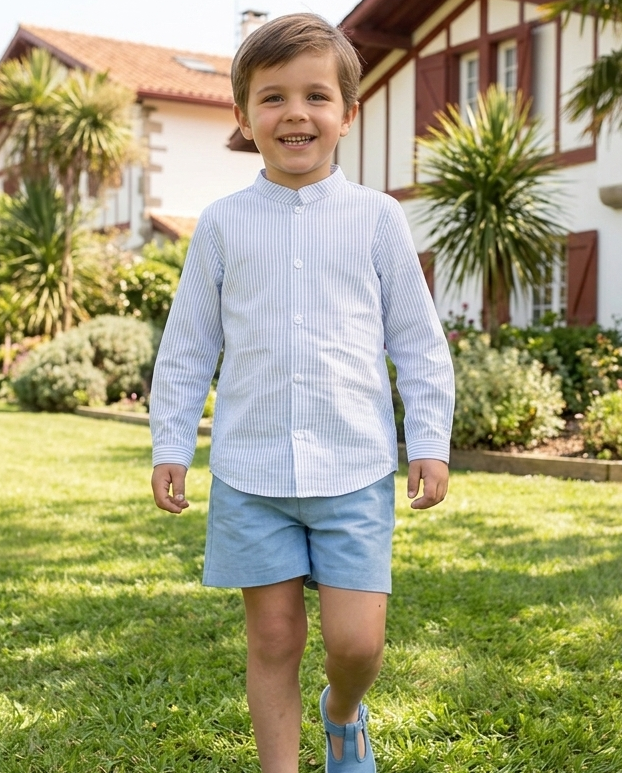 mao shirt summer boy