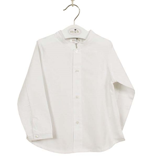 Camisa niño blanca mao