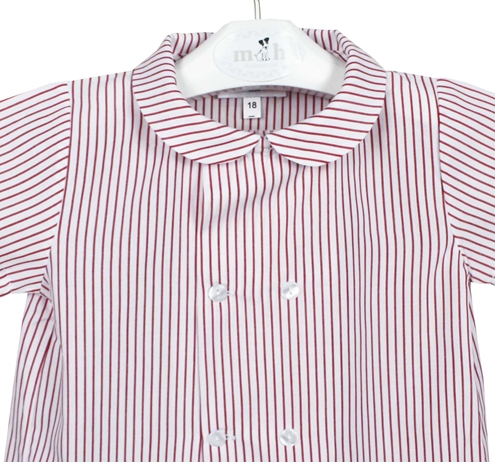 camisa raya roja corta