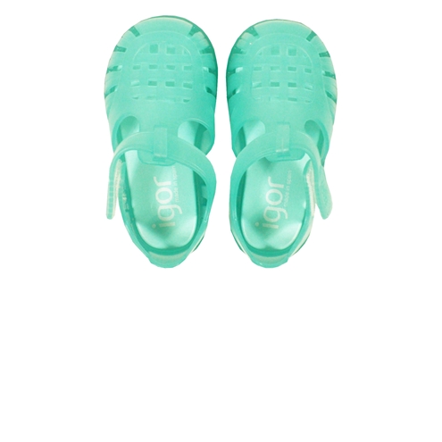 green sandal