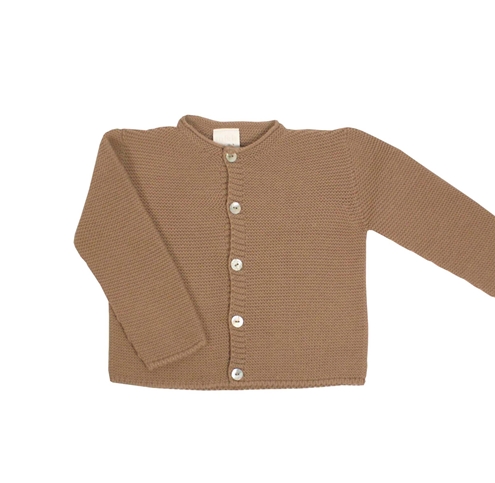 chaqueta camel bobo punto