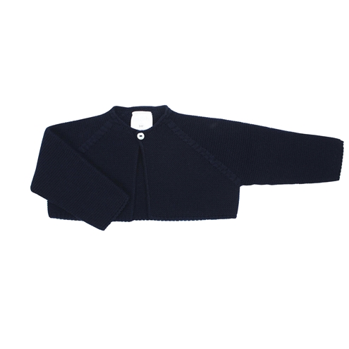 Chaqueta corta punto bobo marino m&h
