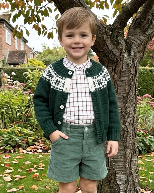 chaqueta greca botella verde