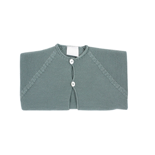 Aquarelle green knit baby cardigan