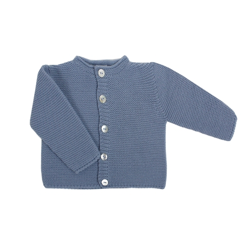 chaqueta punto bobo azulón