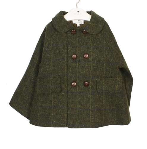 chaquetón verde niña