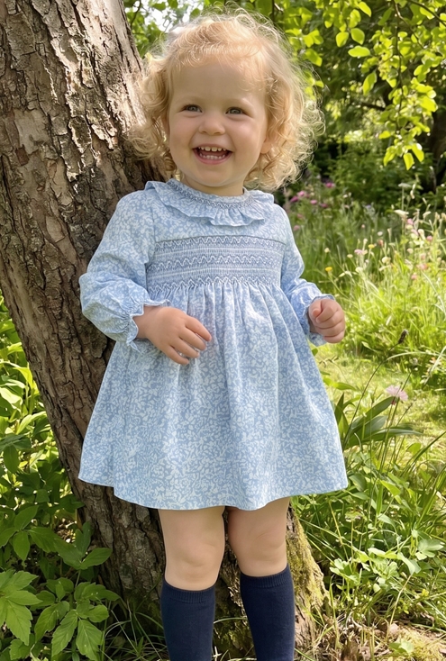 blue dress baby