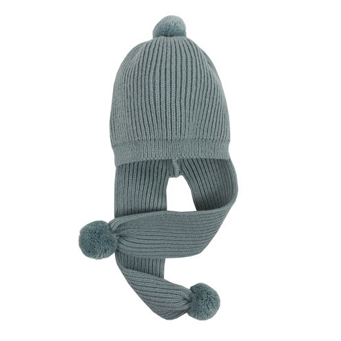 Knitted hat aquarelle green