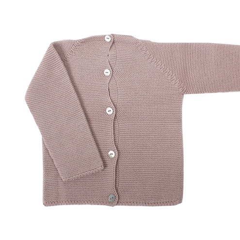 Pastel Pink thick knit baby sweater