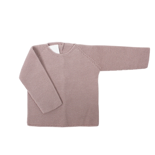 Pastel Pink thick knit baby sweater