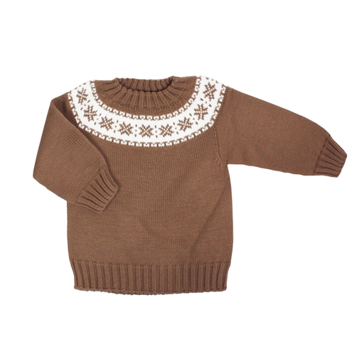 Cámel sweater fretwork