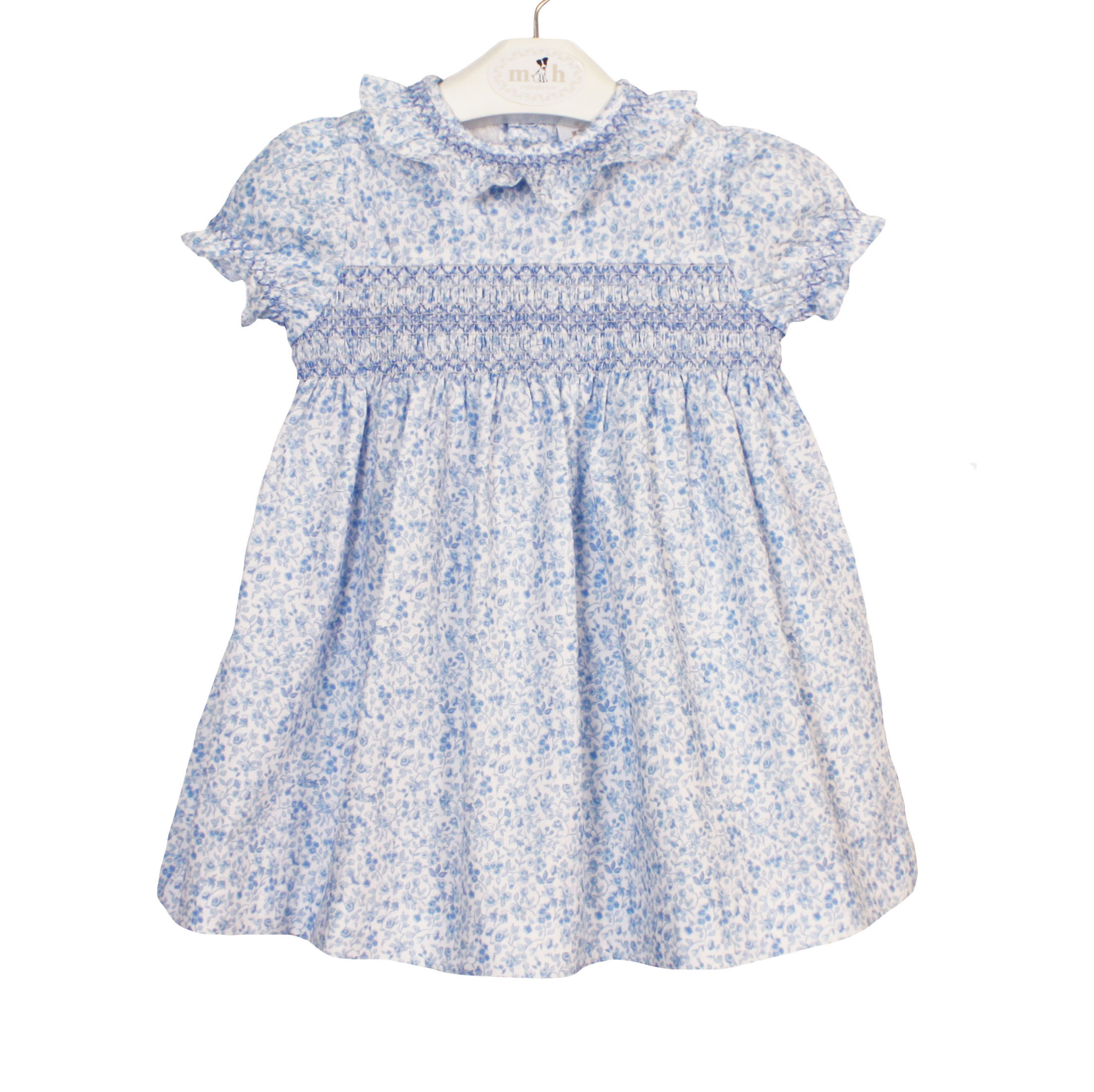 blue spring baby dress