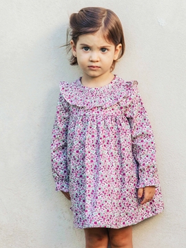 baby dress burgundy