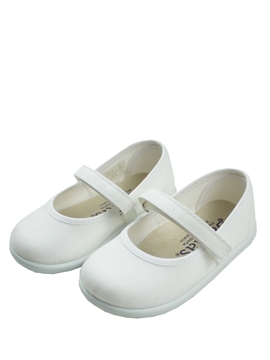white canvas shoes