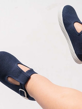 navy blue canvas shoes