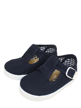 navy blue boy canvas shoes