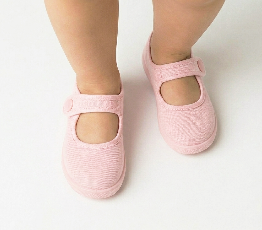 girl canvas shoes pink