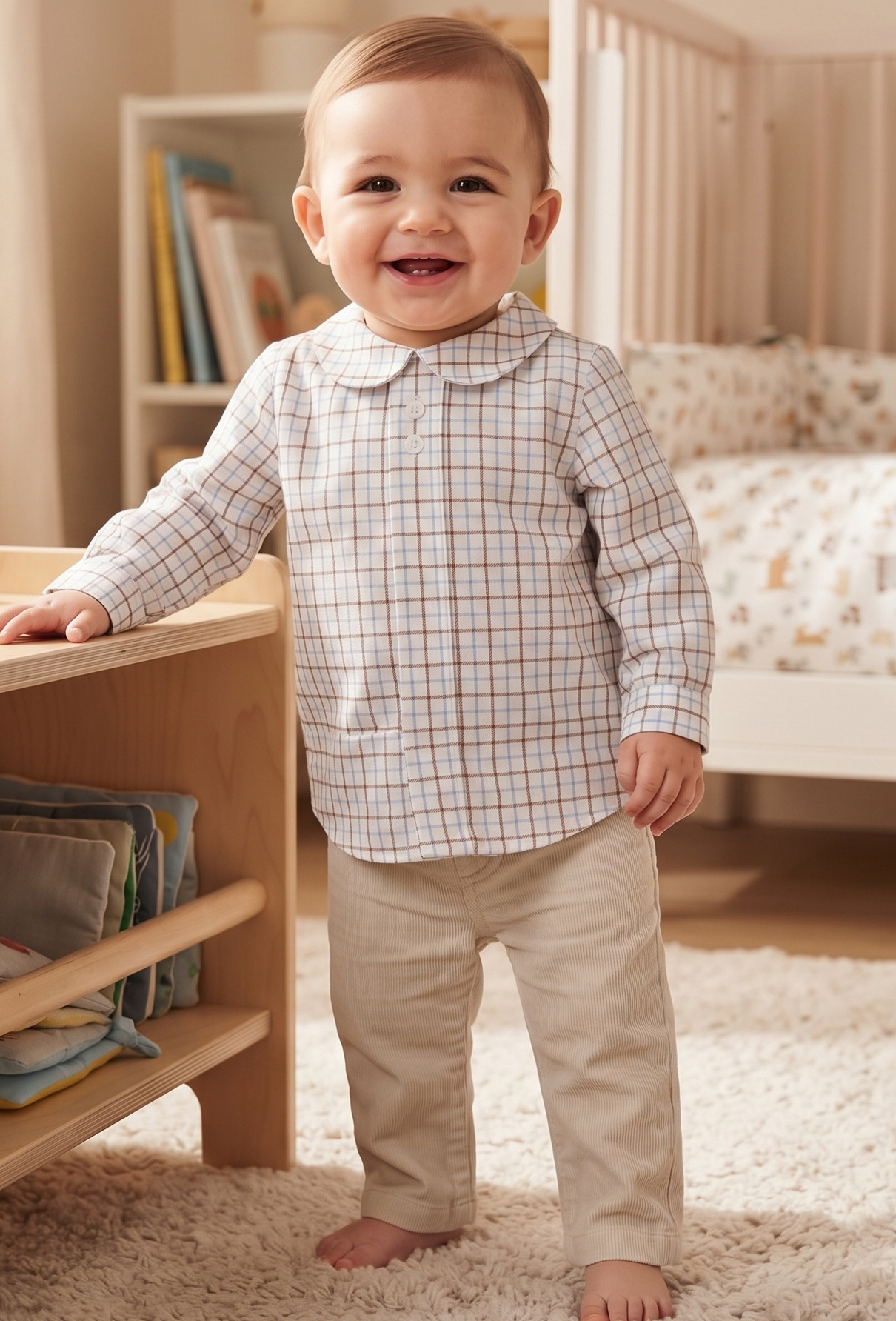 beige pants corduroy