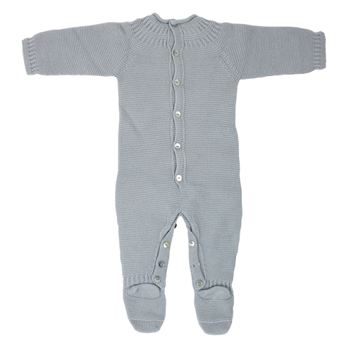 grey knit jumpsuit