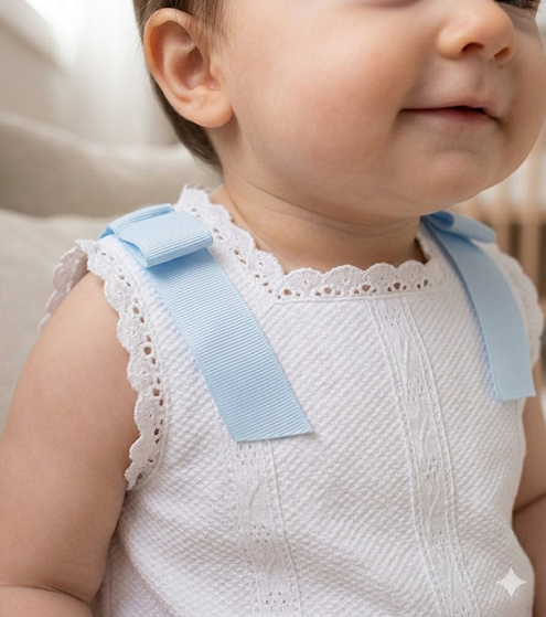 pique fabric romper baby