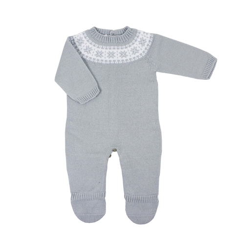 grey knit jumpsuit