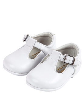 T-bar shoes white