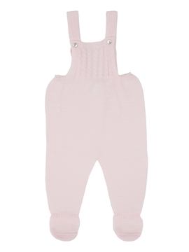 Peto bebé punto rosa con tirantes m&h