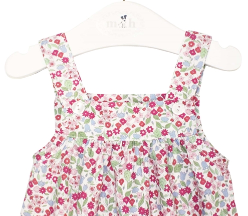 baby romper green pink