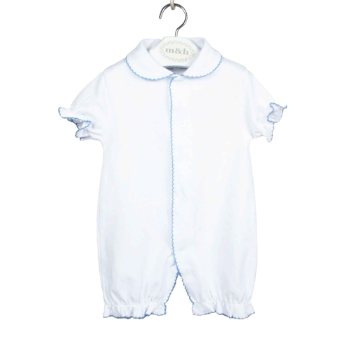 Short blue sleepsuit 