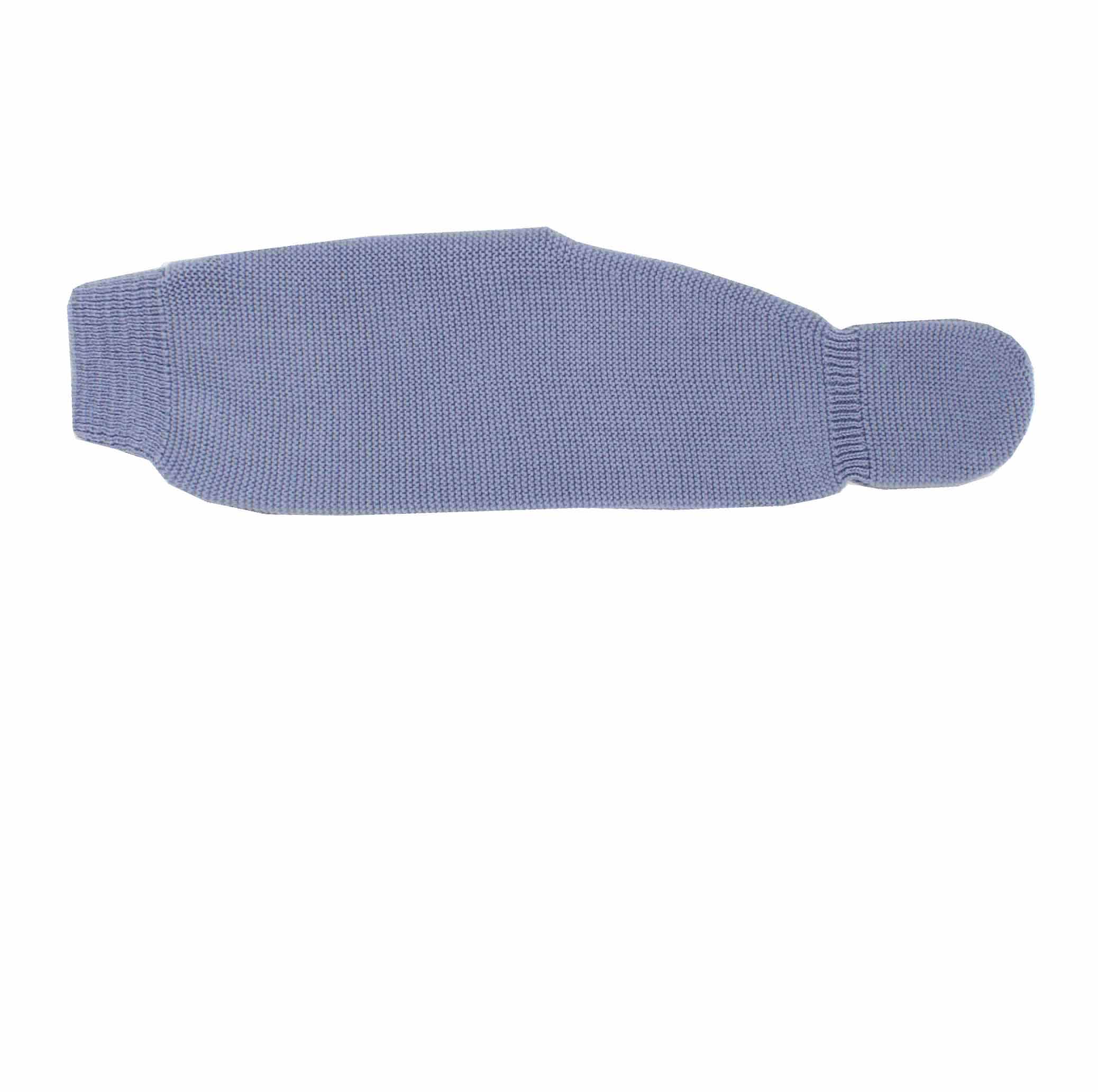 Polaina perlé bobo azulón