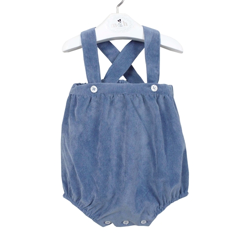blue romper corduroy