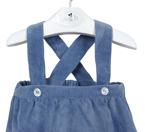 blue corduroy romper