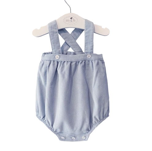 Romper corduroy azul