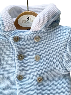 san francisco de punto celeste con capucha