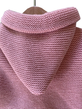 san francisco de punto con ochos en rosa palo