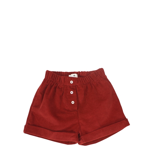 Toddler girl short burgundy