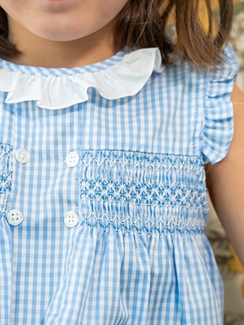 dress summer blue plaid